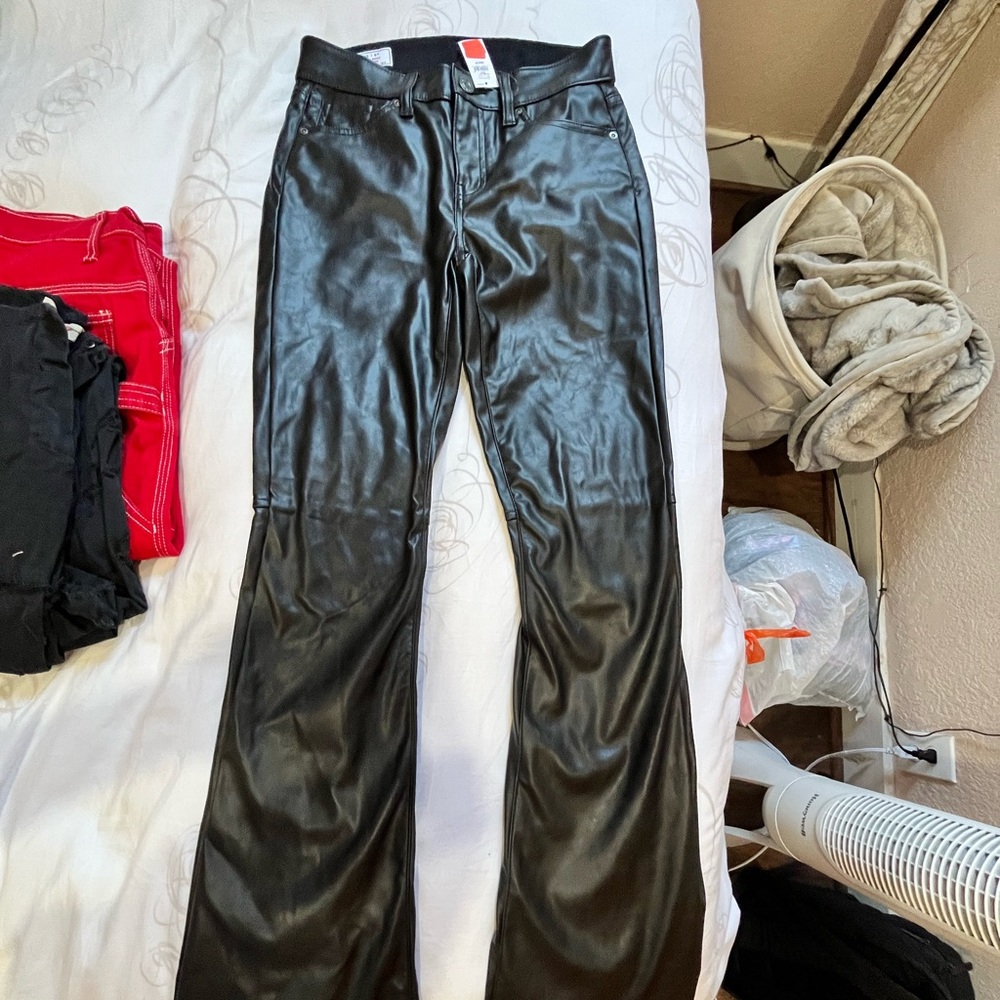 NEW Gap Leather Pants size 0/25